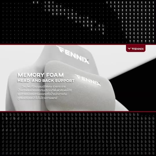 Fennix Varda 007 เก้าอี้เกมมิ่ง Ergonomic รองรับสรีระ นั่งสบาย ลดเมื่อยล้า
