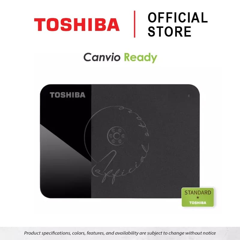 Toshiba Canvio Ready HDD 1TB USB 3.2 พกพาง่าย สไตล์ทันสมัย