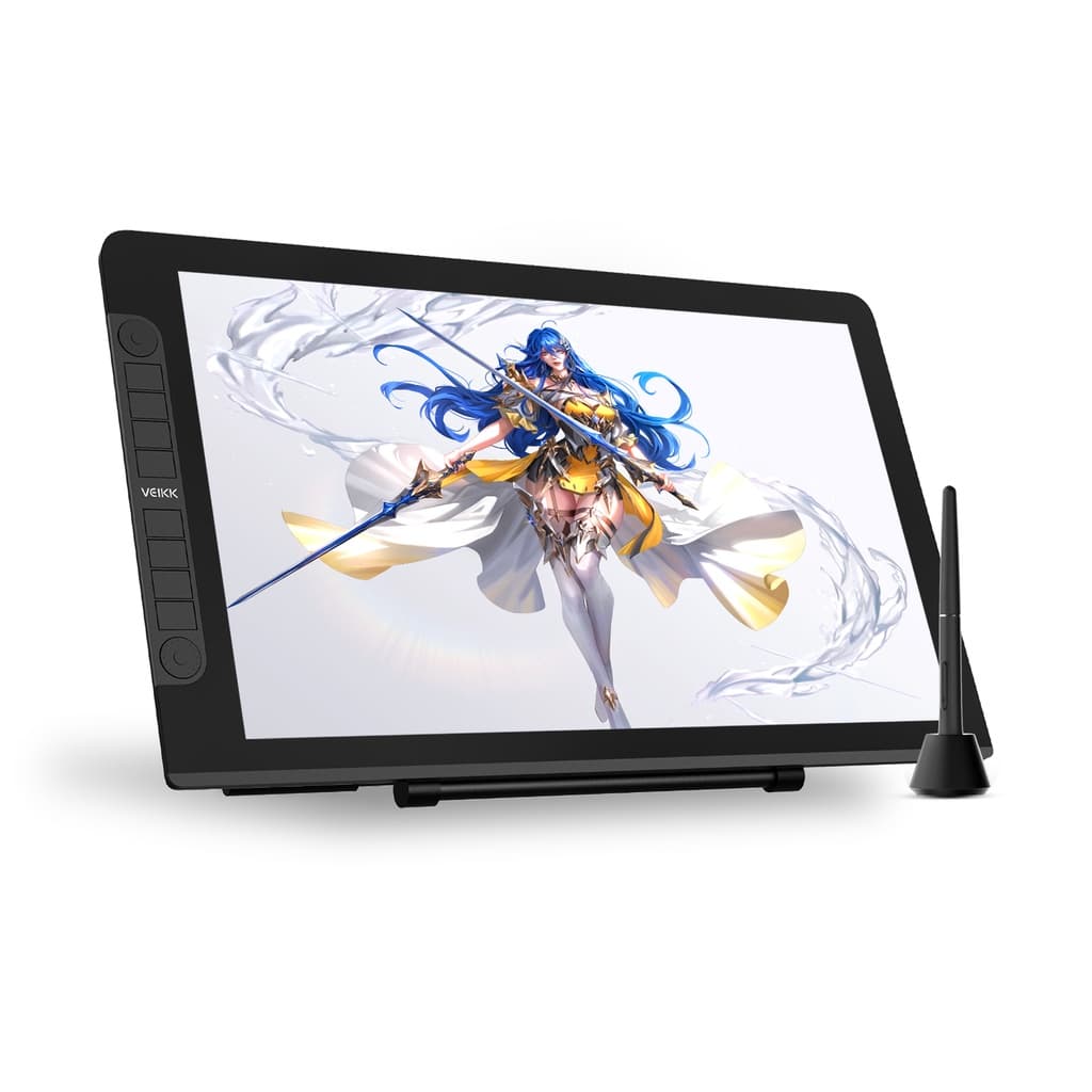 VEIKK VK2200Pro ปากกามอนิเตอร์กราฟิก 21.5 นิ้ว 16384 ระดับสำหรับวาดภาพ