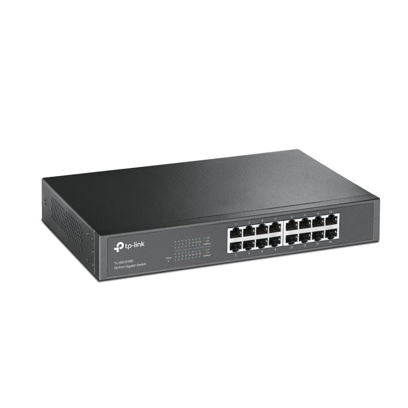 TP-Link TL-SG1016D สวิตช์ Gigabit 16 พอร์ต ประสิทธิภาพสูง ประหยัดพลังงาน
