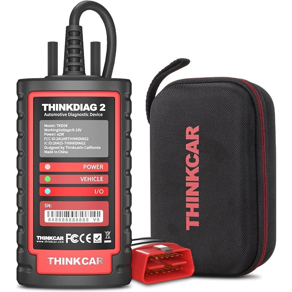 THINKCAR Thinkdiag 2 เครื่องสแกนเนอร์ OBD2 อัปเดตอัตโนมัติ 1 ปี รองรับ CAN FD