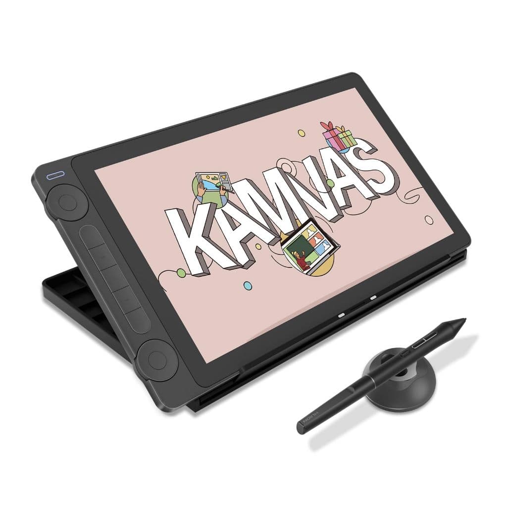 Huion Kamvas 13 (Gen 3) แท็บเล็ตวาดภาพ 13.3 นิ้ว, 99% sRGB, ปากกา 16384 ระดับความดัน