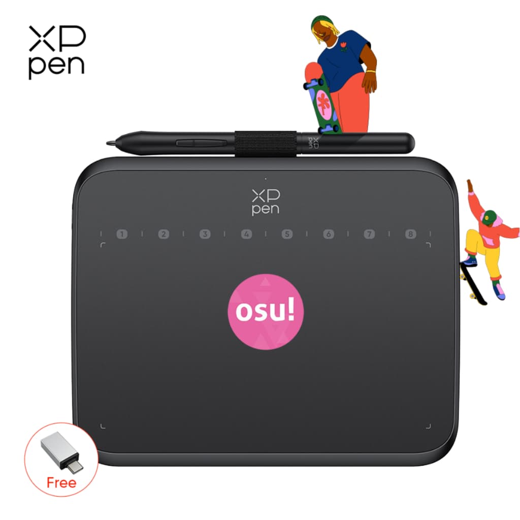 XPPen Deco 640 แท็บเล็ตปากกา 16K สำหรับวาดภาพและเล่น OSU!