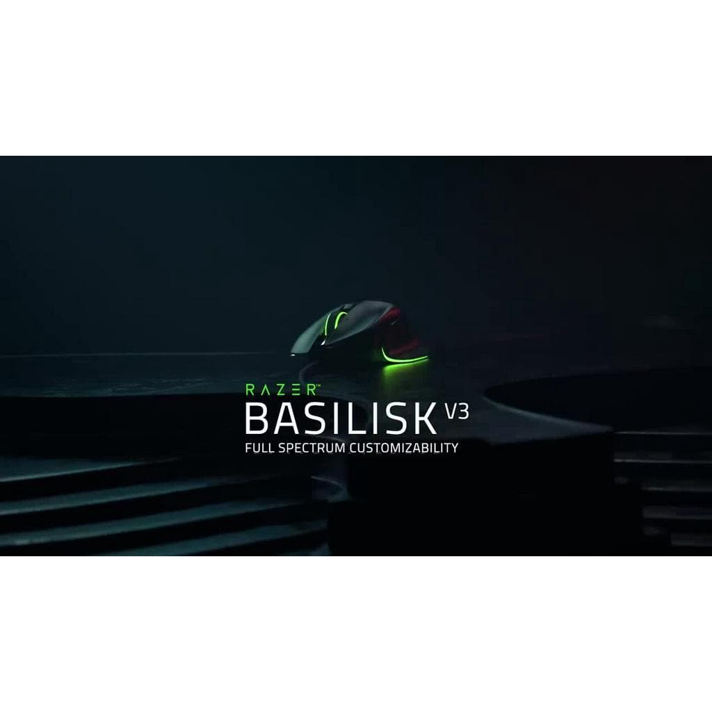 Razer Basilisk V3 - เมาส์เกมมิ่งสุดล้ำพร้อม HyperScroll & RGB Chroma™