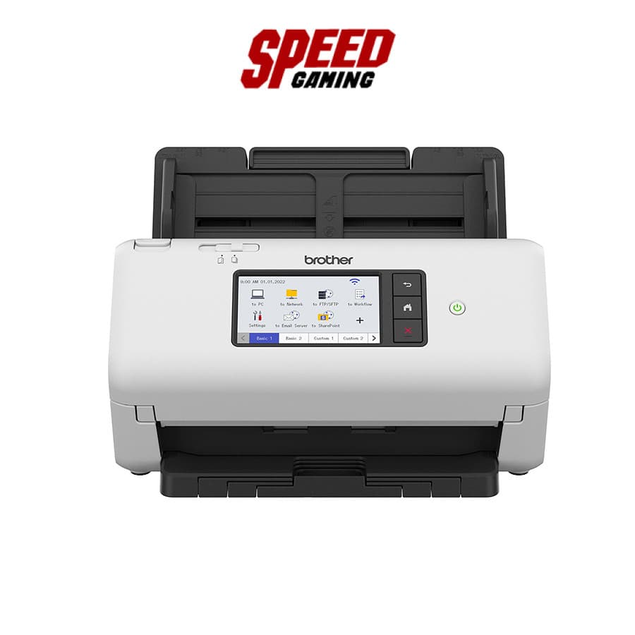 Brother ADS-4700W สแกนเนอร์มืออาชีพ Wi-Fi 40 แผ่น/นาที ความละเอียด 1200 dpi