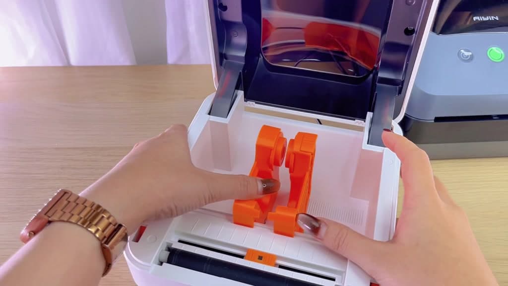 iTCAN AS240 เครื่องพิมพ์ฉลากความร้อน สติ๊กเกอร์ปริ้นเตอร์ USB/Bluetooth แถมฟรีสติกเกอร์ 350แผ่น image 1