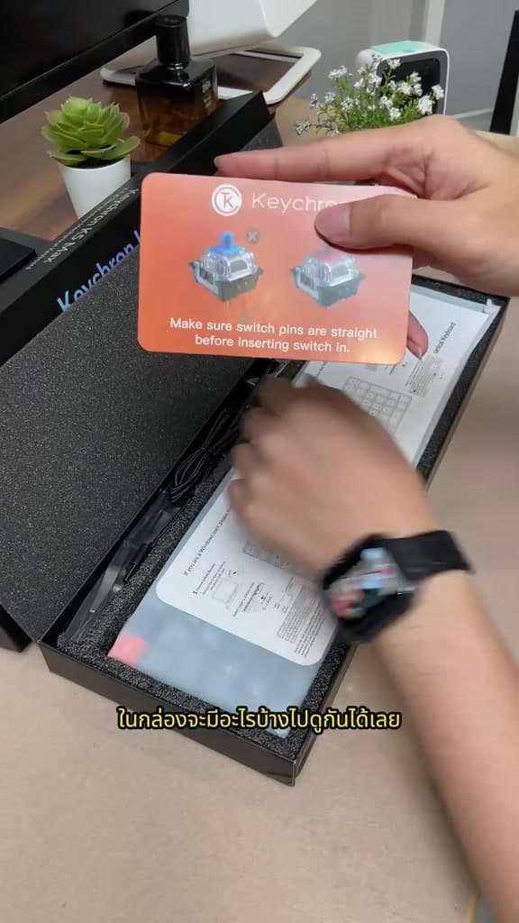 Keychron K5 Max คีย์บอร์ดไร้สาย QMK/VIA แบบบางเบา RGB 108 คีย์ ประกัน 2 ปี