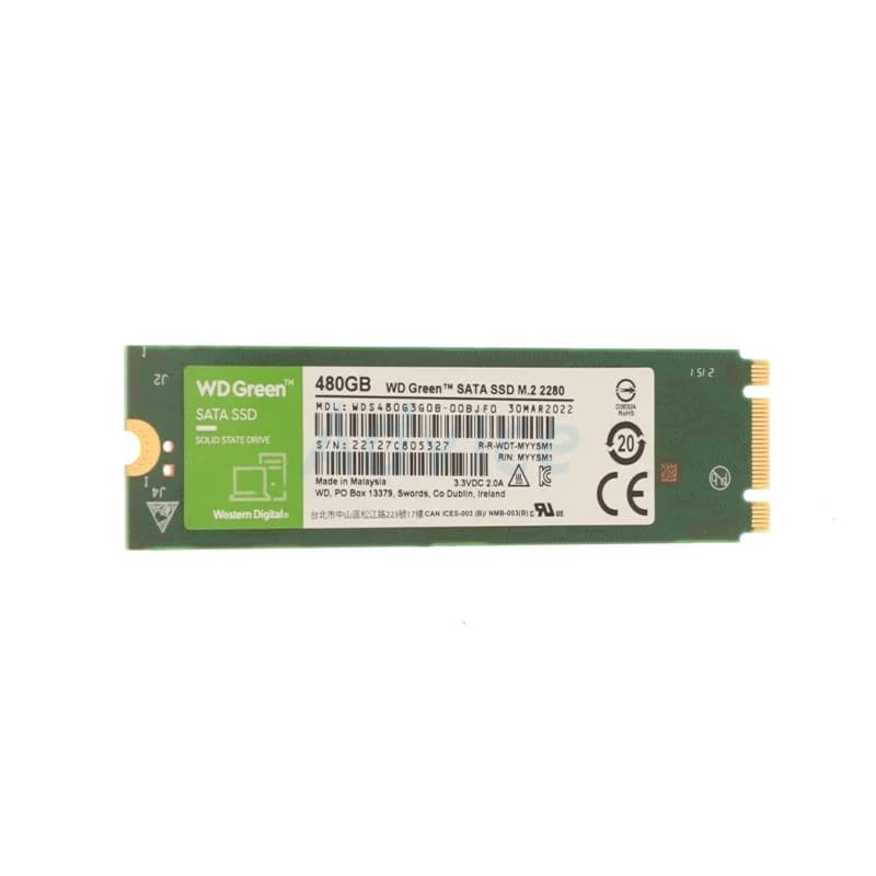 WD Green 480GB SSD M.2 2280 SATA III ความเร็วสูงสุด 545 MB/s