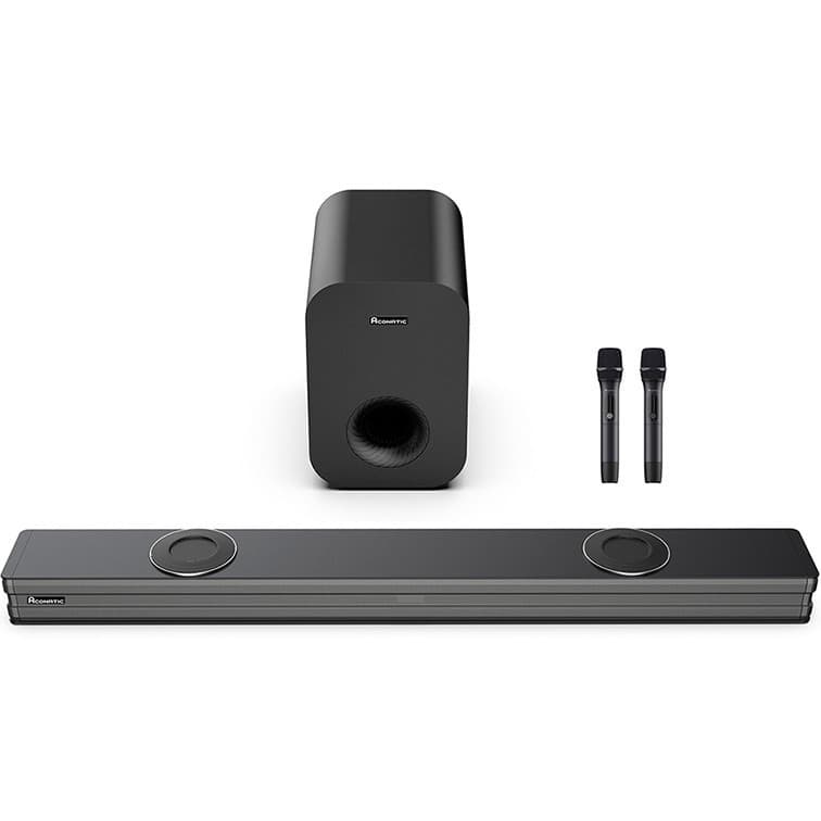 Aconatic AN-SP170 ซาวด์บาร์คาราโอเกะ 240 วัตต์ พร้อมไมค์ไร้สาย 2 ตัว