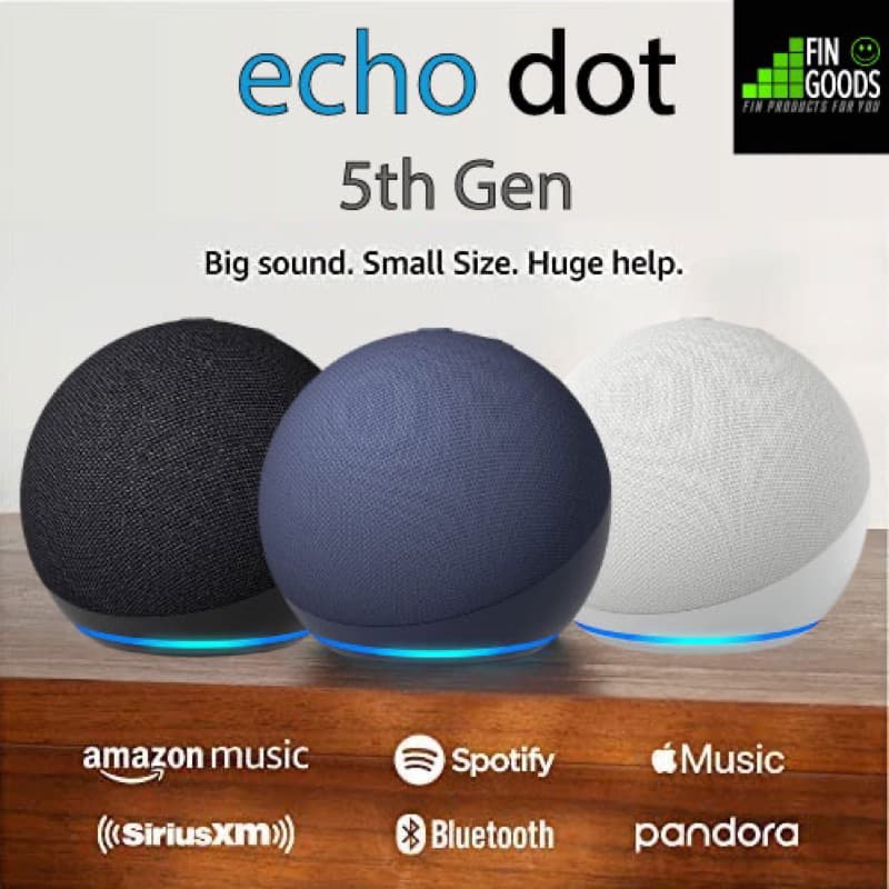 Amazon Echo Dot 5th Gen ลำโพงอัจฉริยะเสียงดี ควบคุมบ้านด้วย Alexa