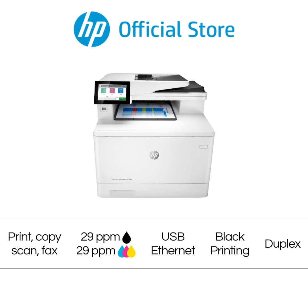 HP Color LaserJet MFP M480f เครื่องพิมพ์สีอเนกประสงค์ A4 รองรับ AirPrint