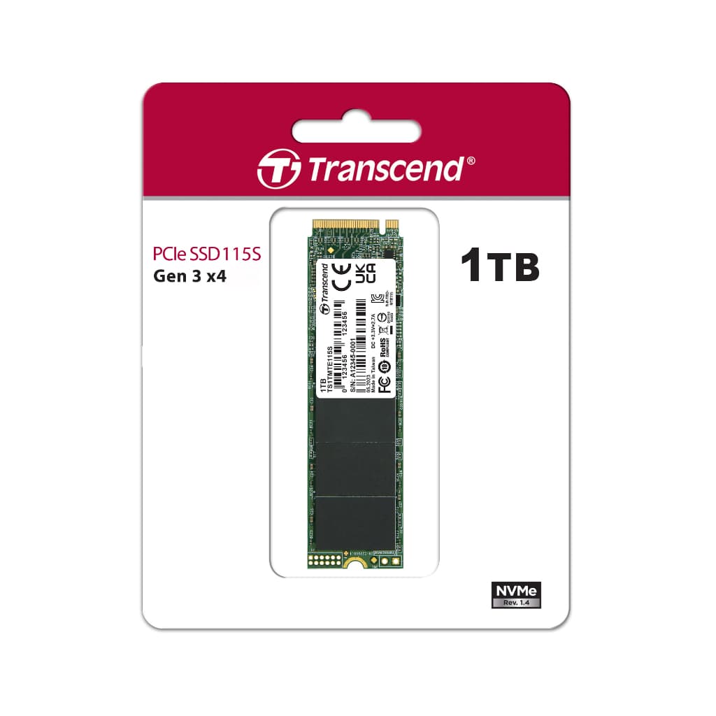 Transcend M.2 NVMe SSD 1TB - ความเร็วสูง รับประกัน 5 ปี 400 TBW
