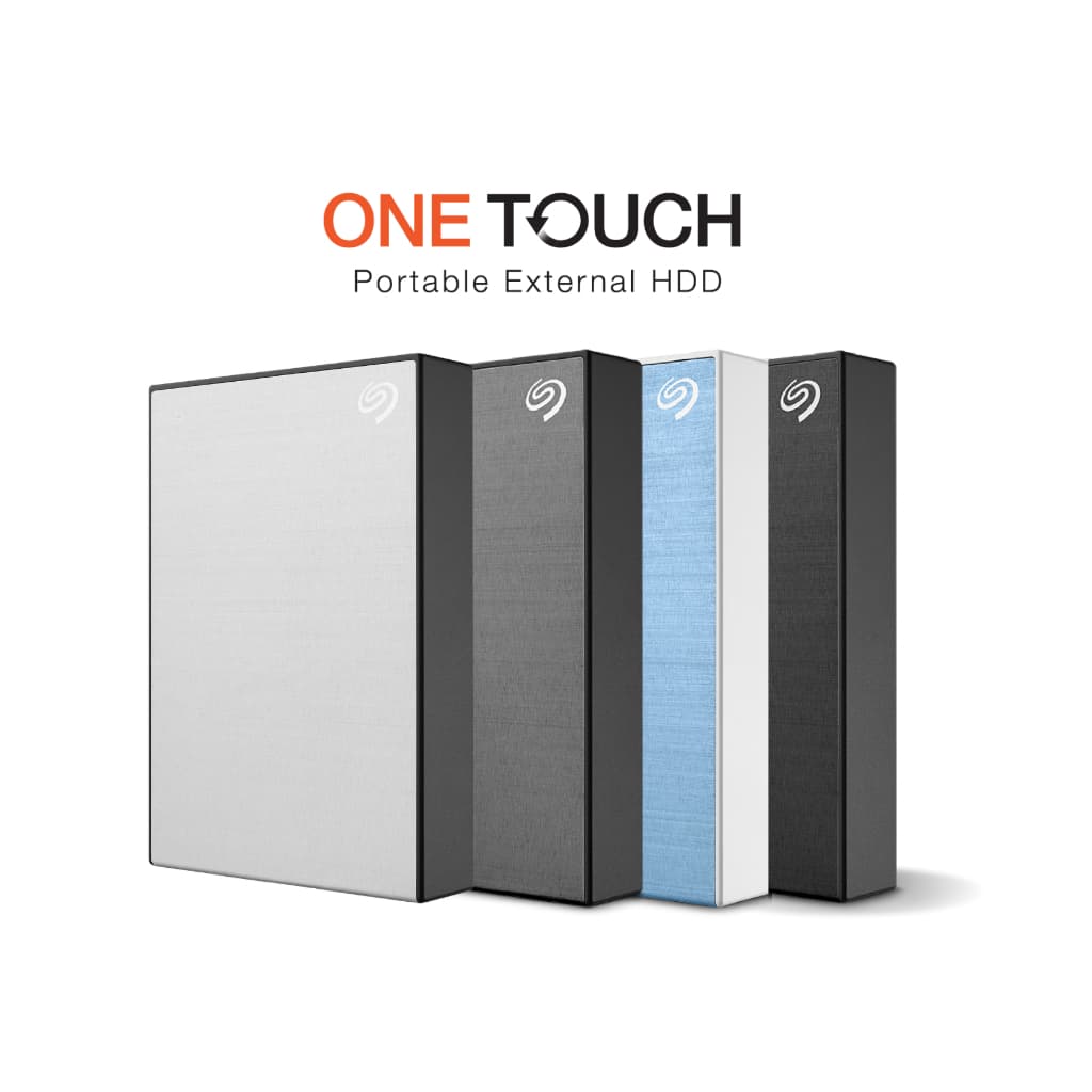 Seagate 5TB One Touch HDD พกพา ตั้งรหัสผ่านได้