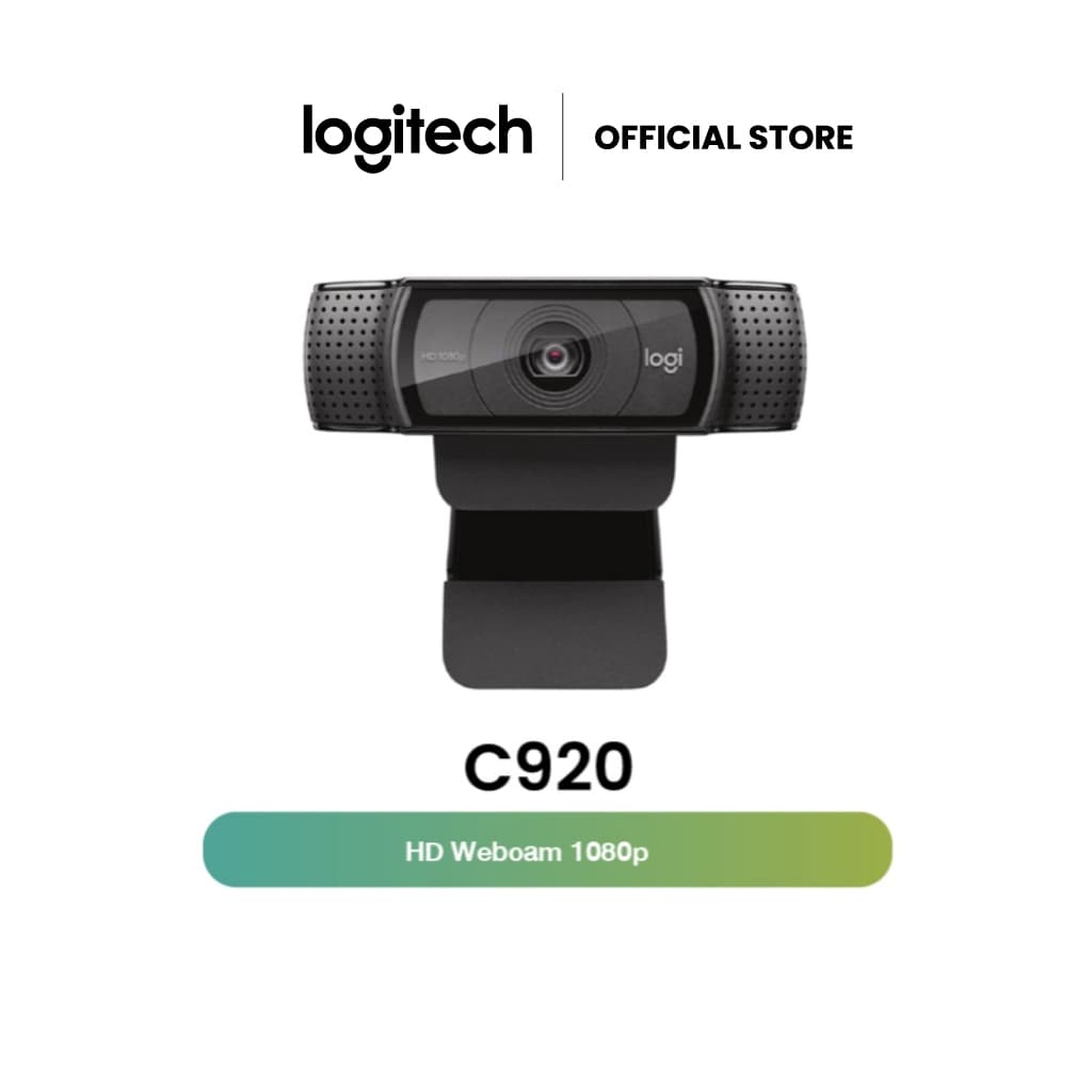 Logitech C920 Pro HD Webcam 1080p | เว็บแคมคุณภาพสูงสำหรับวิดีโอคอลและสตรีมมิ่ง