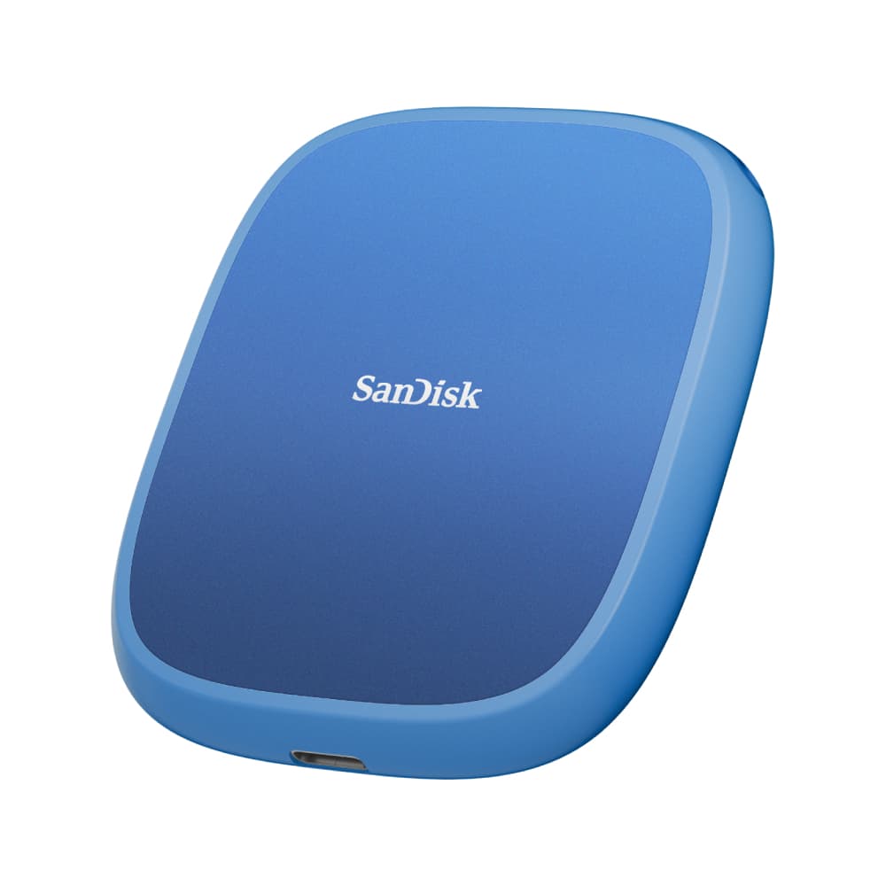 SanDisk Creator SSD Magsafe 1TB/2TB สีฟ้า Ombre สำหรับมือถือ แข็งแกร่งและกันน้ำ