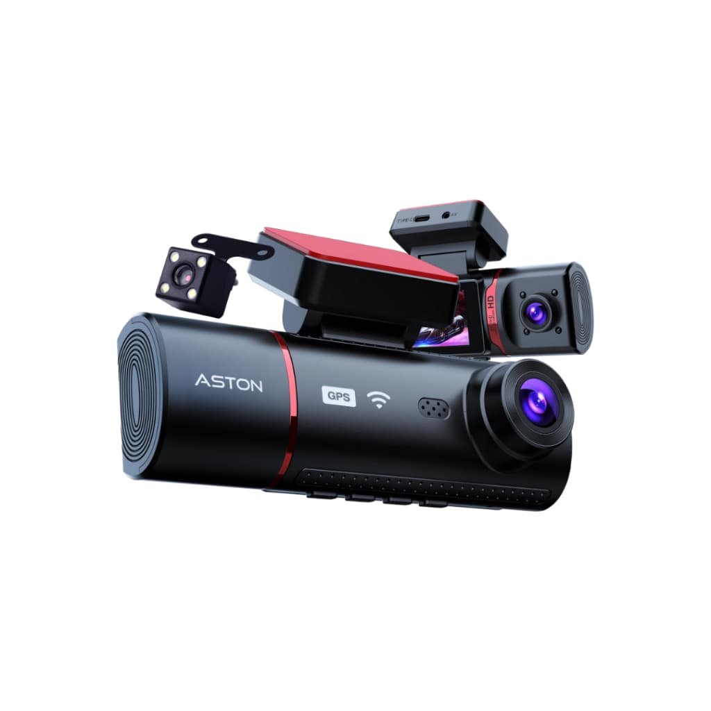 ASTON ALPHA 3 GPS กล้องติดรถยนต์ 3 กล้อง ชัด FHD แทร็คเส้นทาง