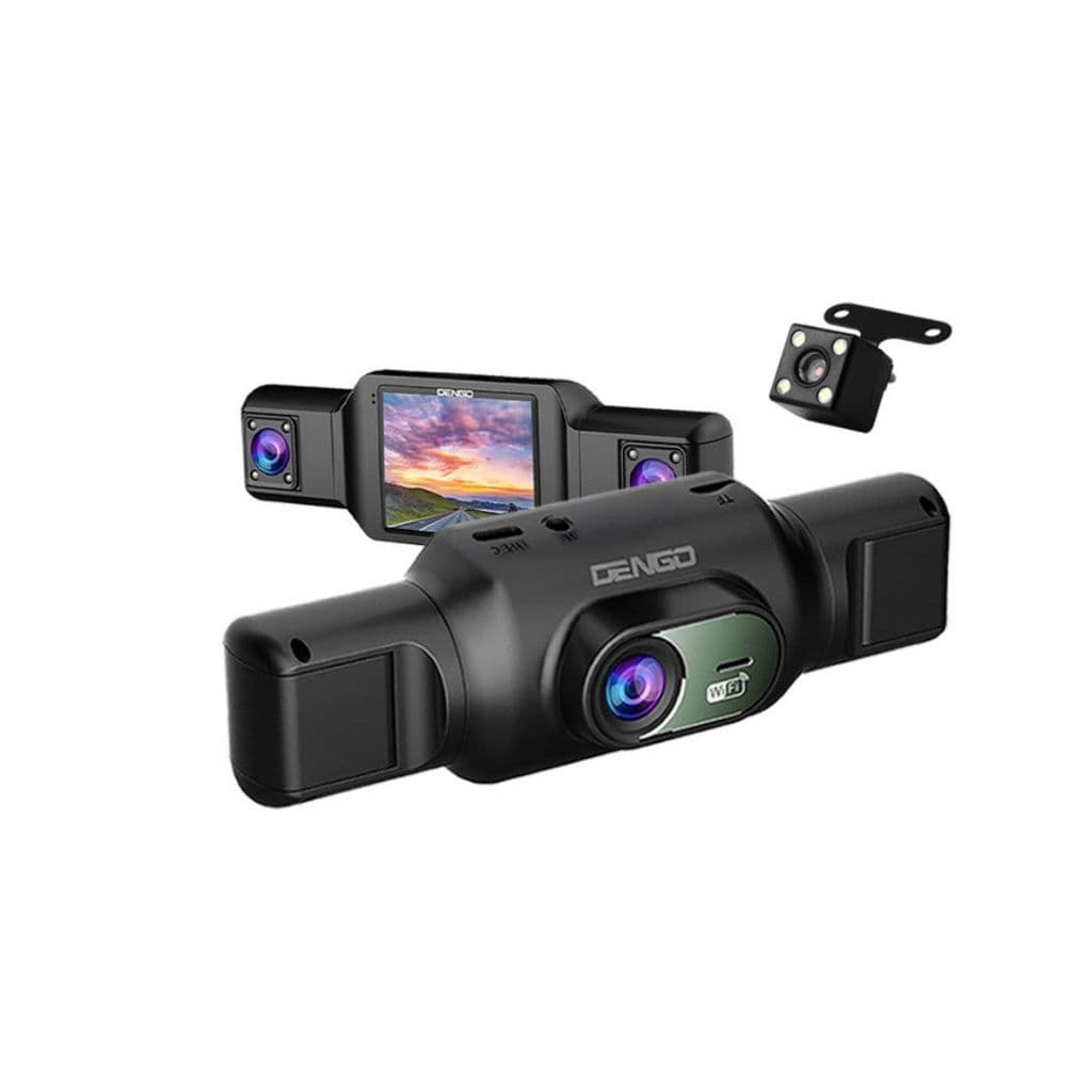 Dengo X4 Wifi กล้องติดรถยนต์ 4 ตัว ชัด FullHD เชื่อม Wifi บันทึกขณะจอด