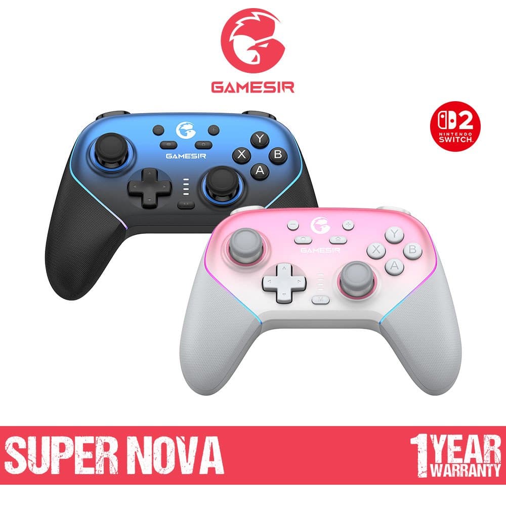 GameSir Super Nova จอยเกมไร้สาย Multi-Platform สติ๊ก Hall Effect ควบคุมแม่นยำ