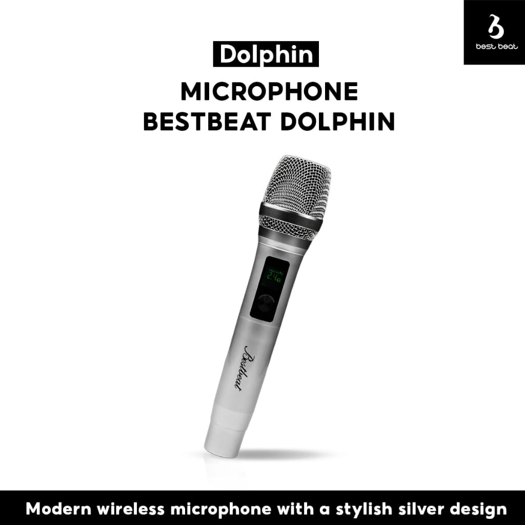 Bestbeat Dolphin Beatles & Melody ไมค์ไร้สายคุณภาพ ร้องเพลงเพราะ เสียงใส ทนทาน