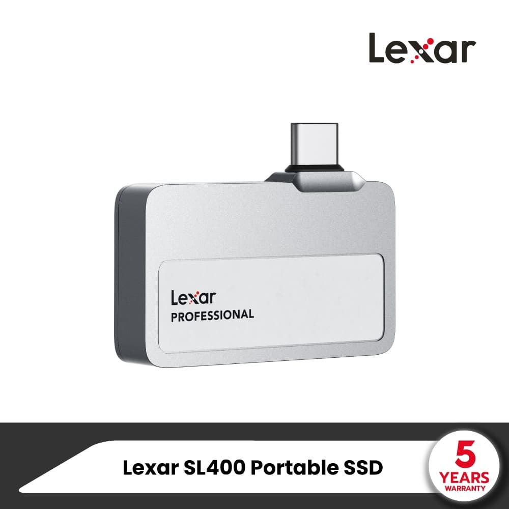Lexar Professional SL400 Go SSD 1TB USB 3.2 ความเร็วสูง 1050MB/s พกพาง่าย ทนทาน