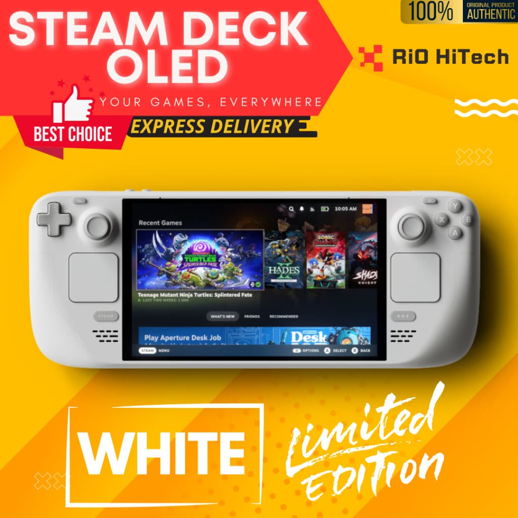 Steam Deck OLED 1TB Limited Edition - เกมมิ่งพลังสูง จอ HDR 7.4 นิ้ว