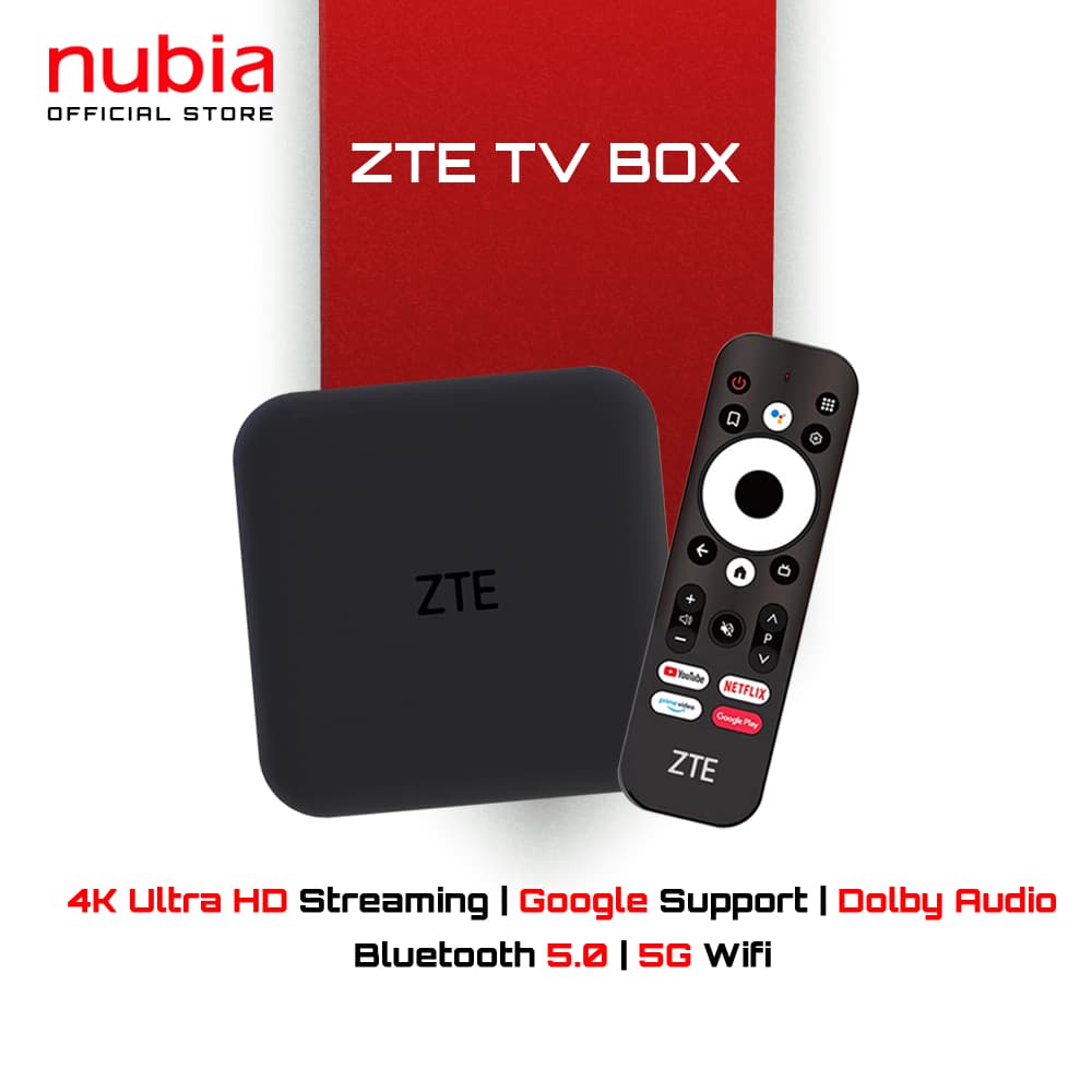 ZTE TV BOX 4K กล่องแอนดรอยด์ทีวี รองรับ Google Assistant ภาษาไทย