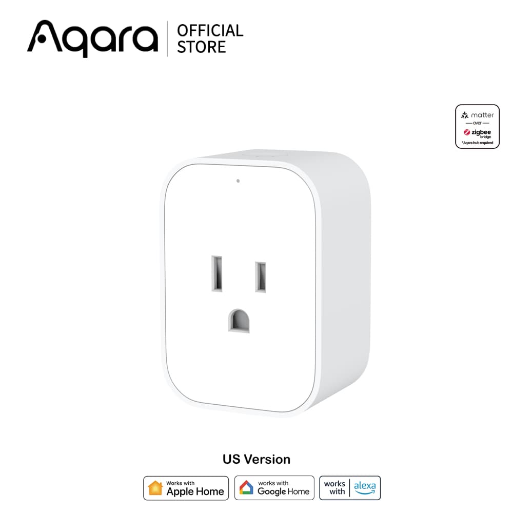 Aqara Smart Plug ปลั๊กอัจฉริยะควบคุมระยะไกล วัดพลังงาน Zigbee 3.0