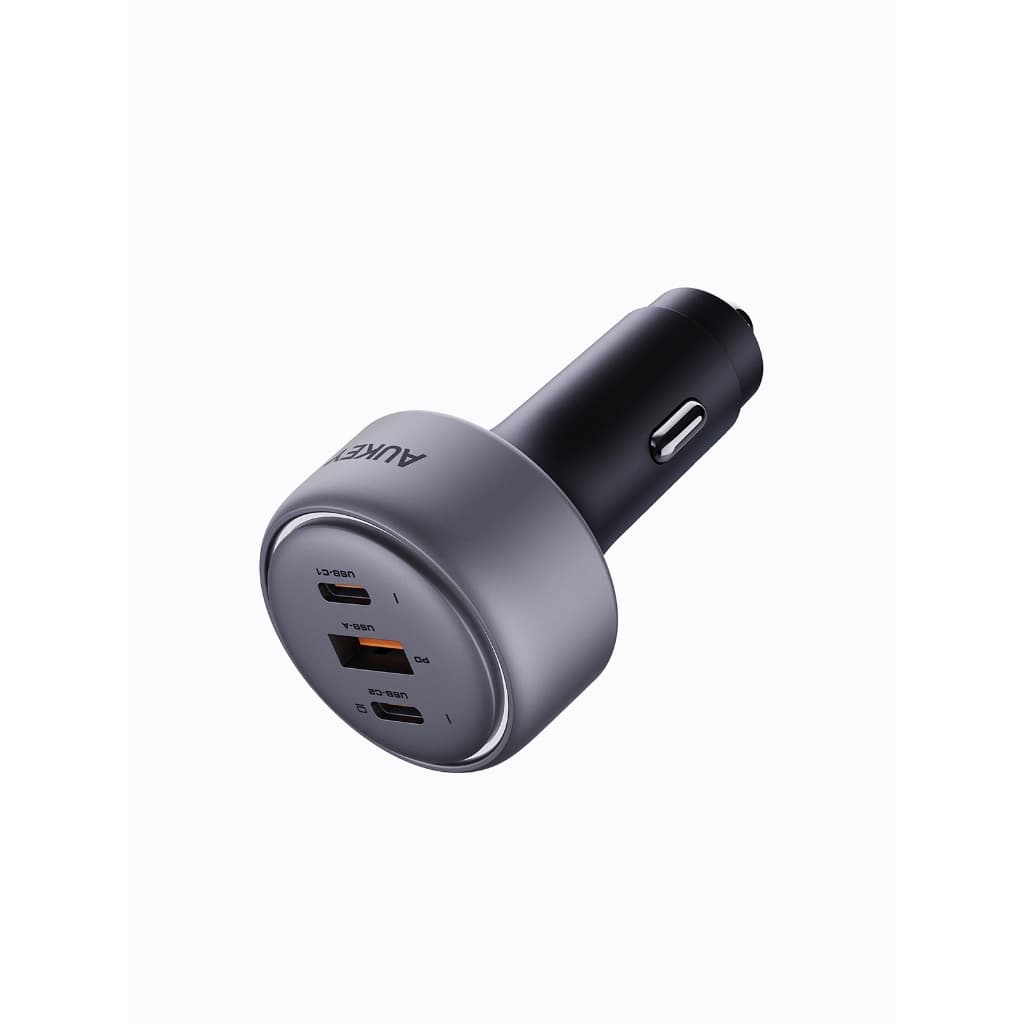 AUKEY CC-P3 Car Charger ที่ชาร์จในรถ 100W ชาร์จเร็ว 3 อุปกรณ์พร้อมกัน