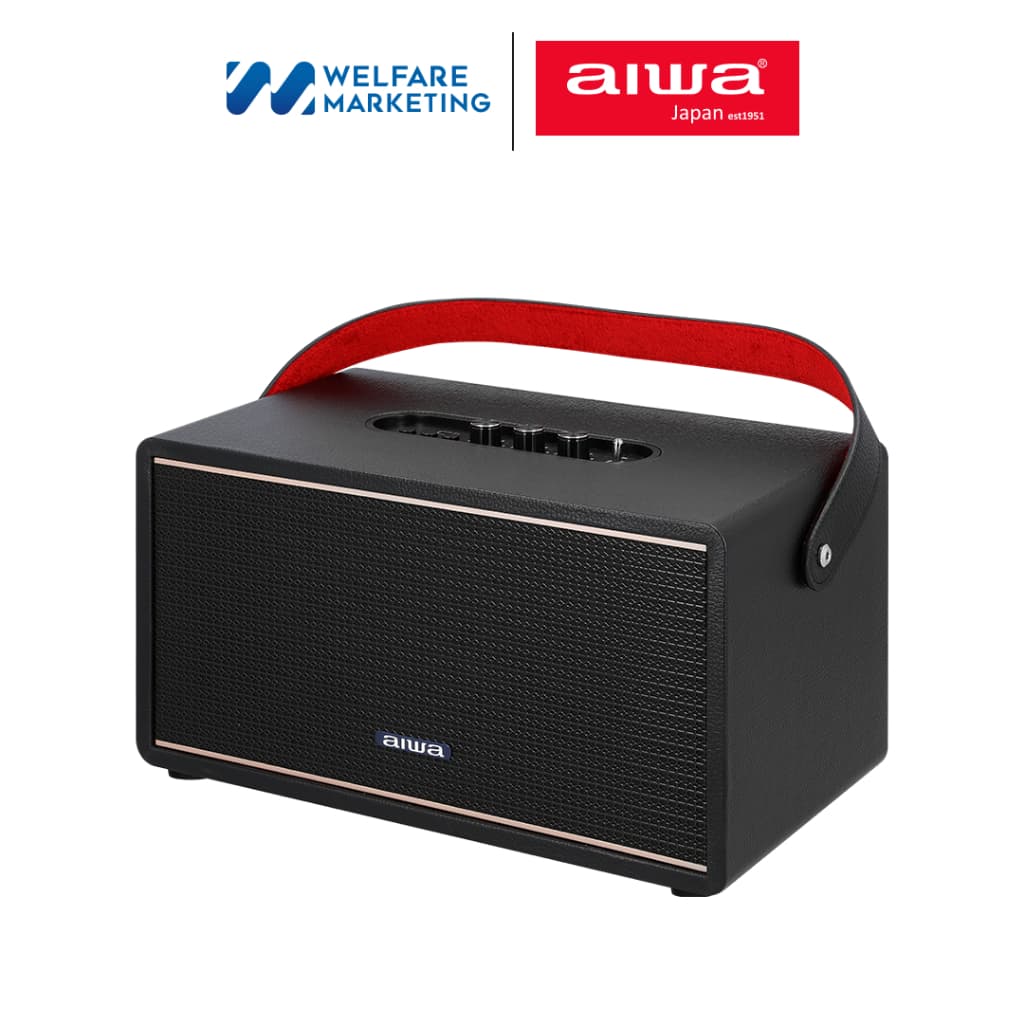 AIWA Retro Helix 120W Super Bass ลำโพงบลูทูธ พกพาสะดวก เสียงกระหึ่ม