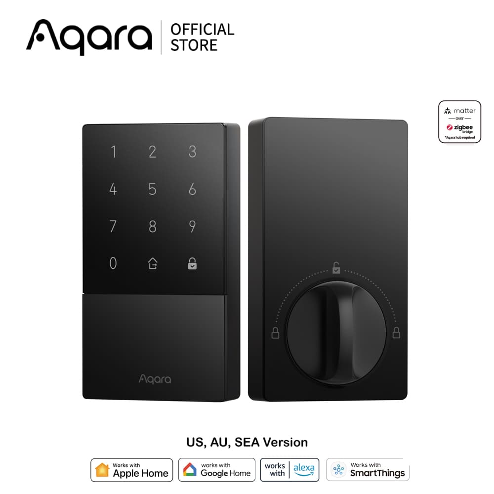 Aqara U50 สมาร์ทล็อคประตูอัจฉริยะ ปลดล็อค 7 วิธี รองรับ Apple Home Key
