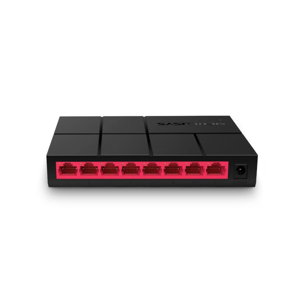 Mercusys MS108G สวิตช์ 8 พอร์ต 10/100/1000 Mbps สำหรับเชื่อมต่อเดสก์ท็อป