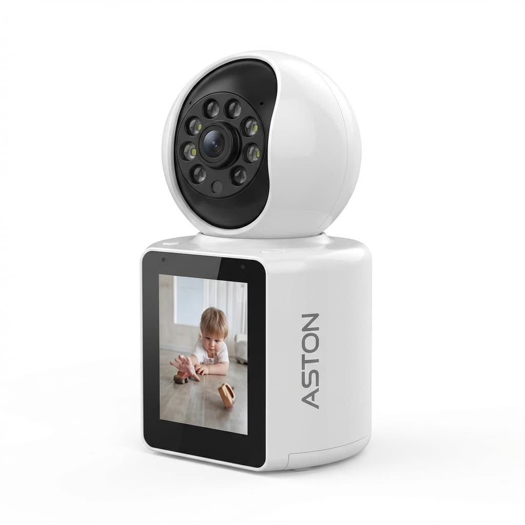 ASTON IP2Call กล้องวงจรปิด มีจอ Wifi วิดีโอคอลสองทาง ความชัดระดับ FHD