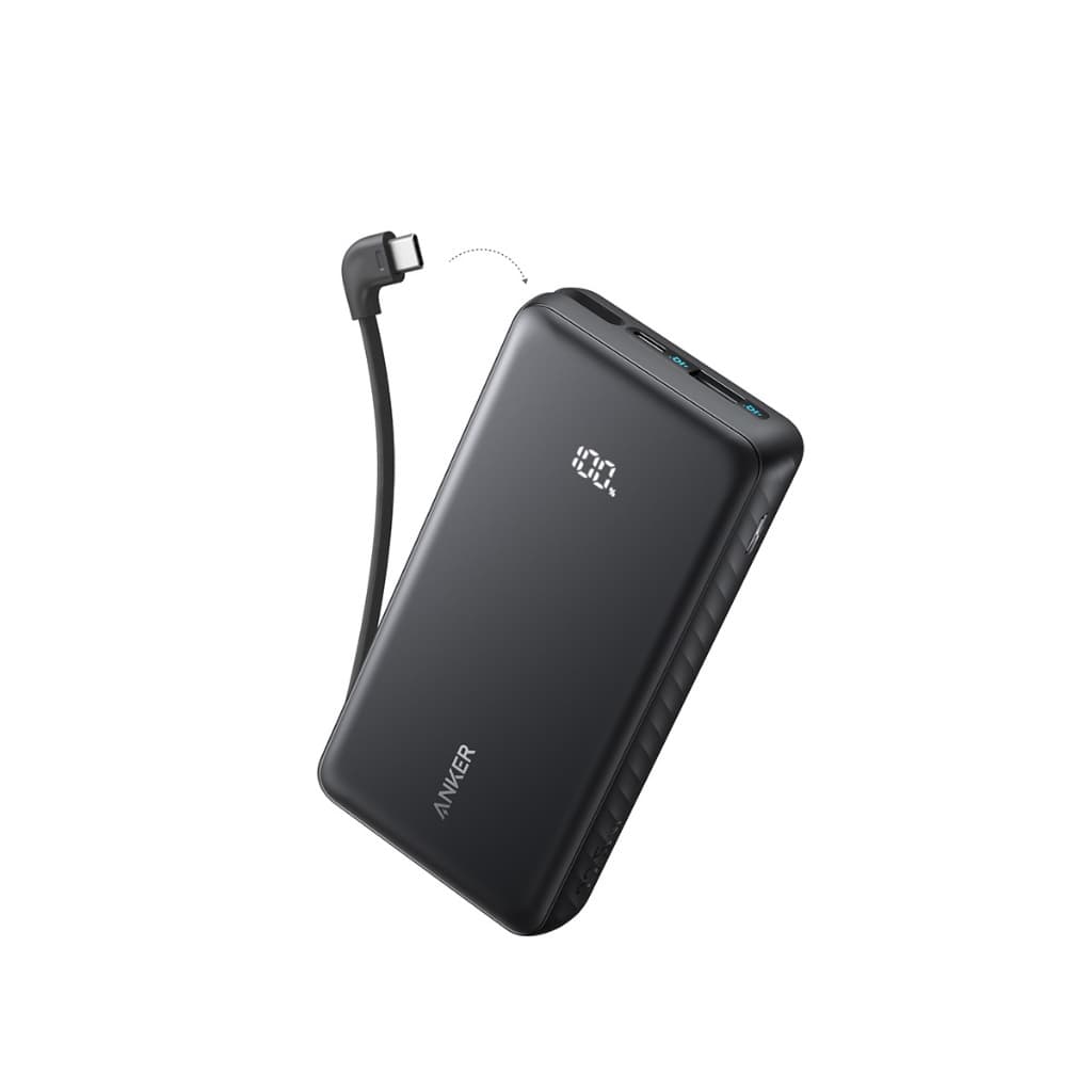 Anker Zolo Power Bank 10000/20000mAh ชาร์จเร็ว 22.5W สาย USB-C ในตัว สำหรับ iPhone 17/16