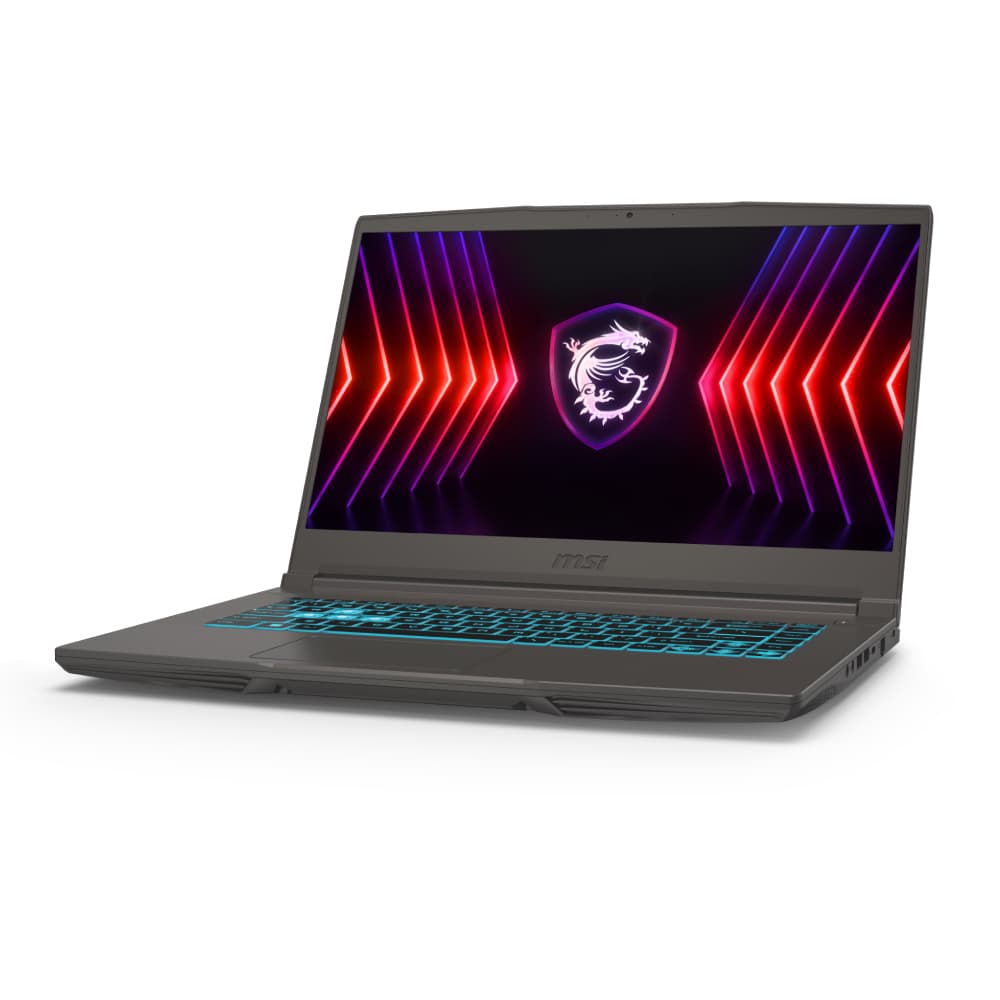 MSI Thin 15 โน๊ตบุ๊คเกมมิ่ง i5 RTX 3050 บางเบา สีเทา | Banana IT