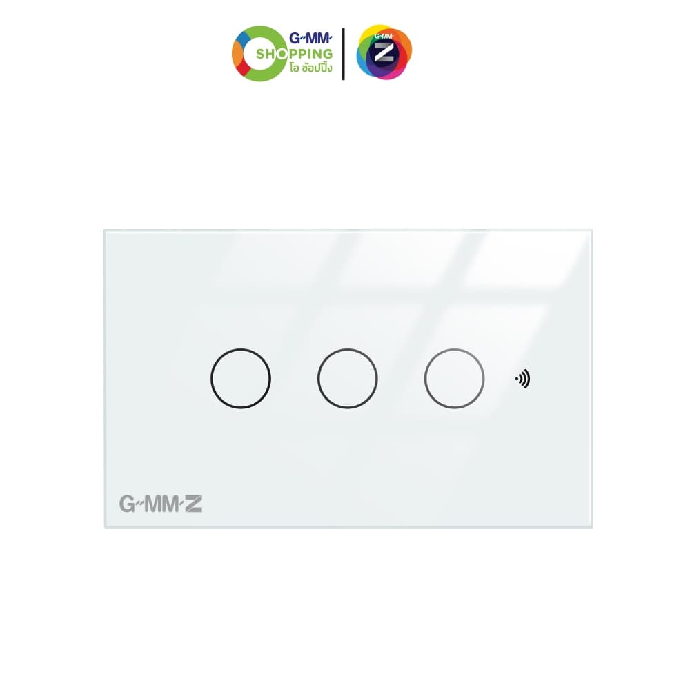 GMM Z สวิตซ์ไฟอัจฉริยะ 3 ปุ่ม Zigbee Smart Switch