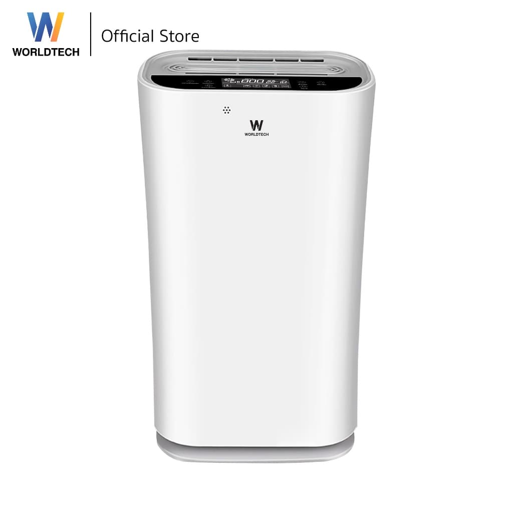 Worldtech WT-P80 เครื่องฟอกอากาศ HEPA H13 รีโมท ควบคุมง่าย รับประกัน 1 ปี