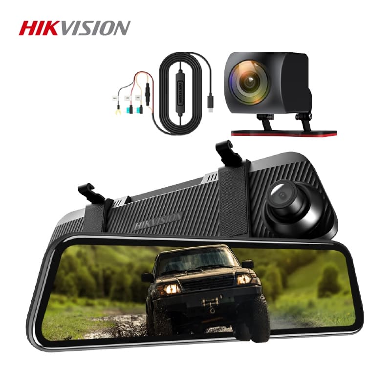 HIKVISION K60Pro Buckline กล้องติดรถยนต์ 2K หน้า+หลัง 1440P/1080P จอสัมผัส 9.35" WiFi G-Sensor