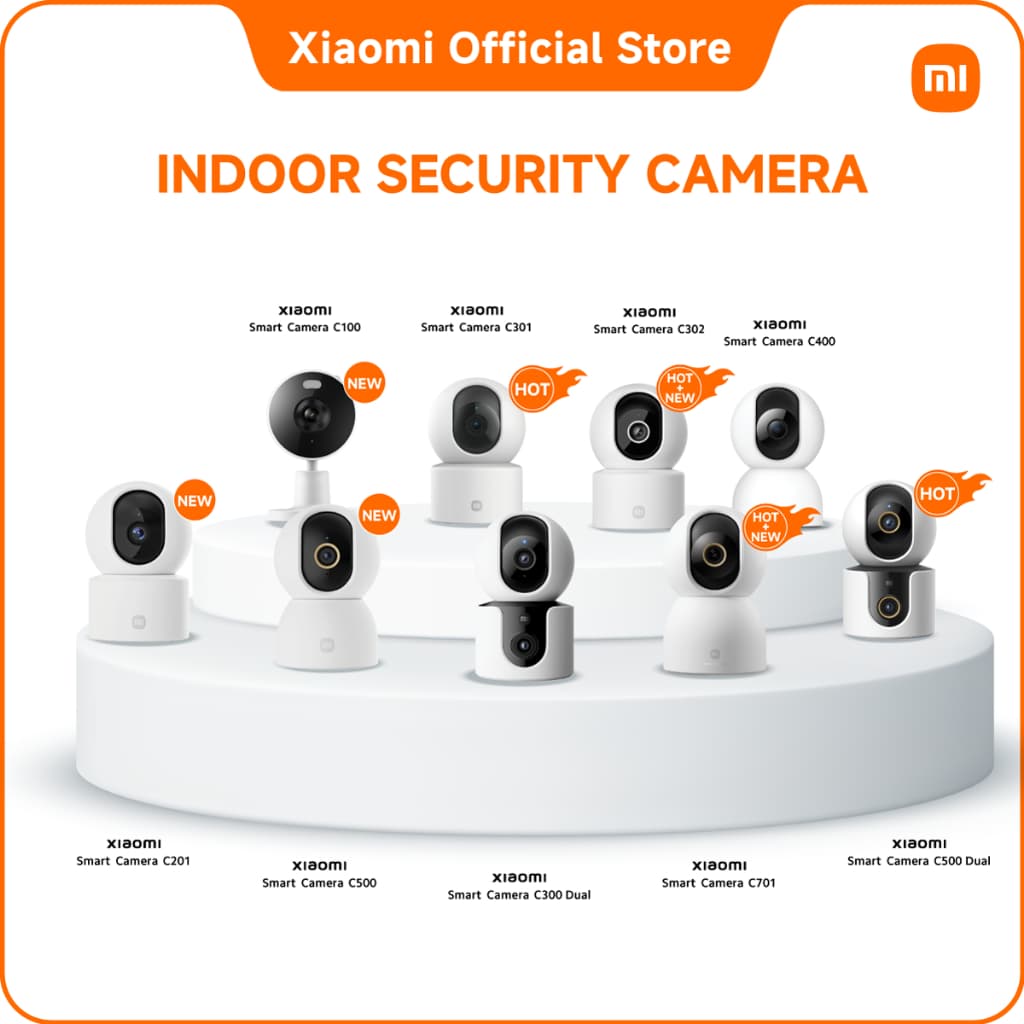 Xiaomi Smart Camera ซีรีส์ C กล้องวงจรปิดควบคุมผ่านแอป ตรวจจับการเคลื่อนไหว