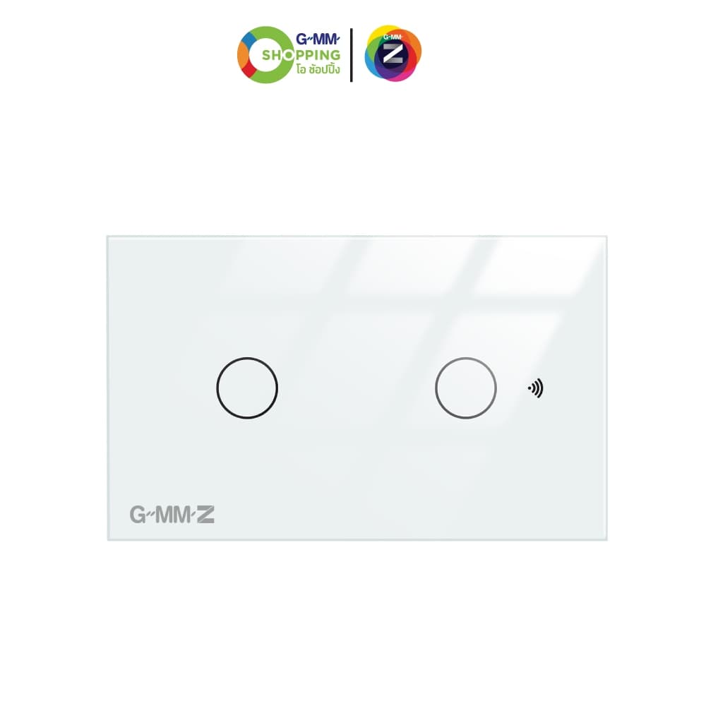 GMM Z สวิตซ์ไฟอัจฉริยะ 2 ปุ่ม Zigbee รุ่น Z Smart Switch