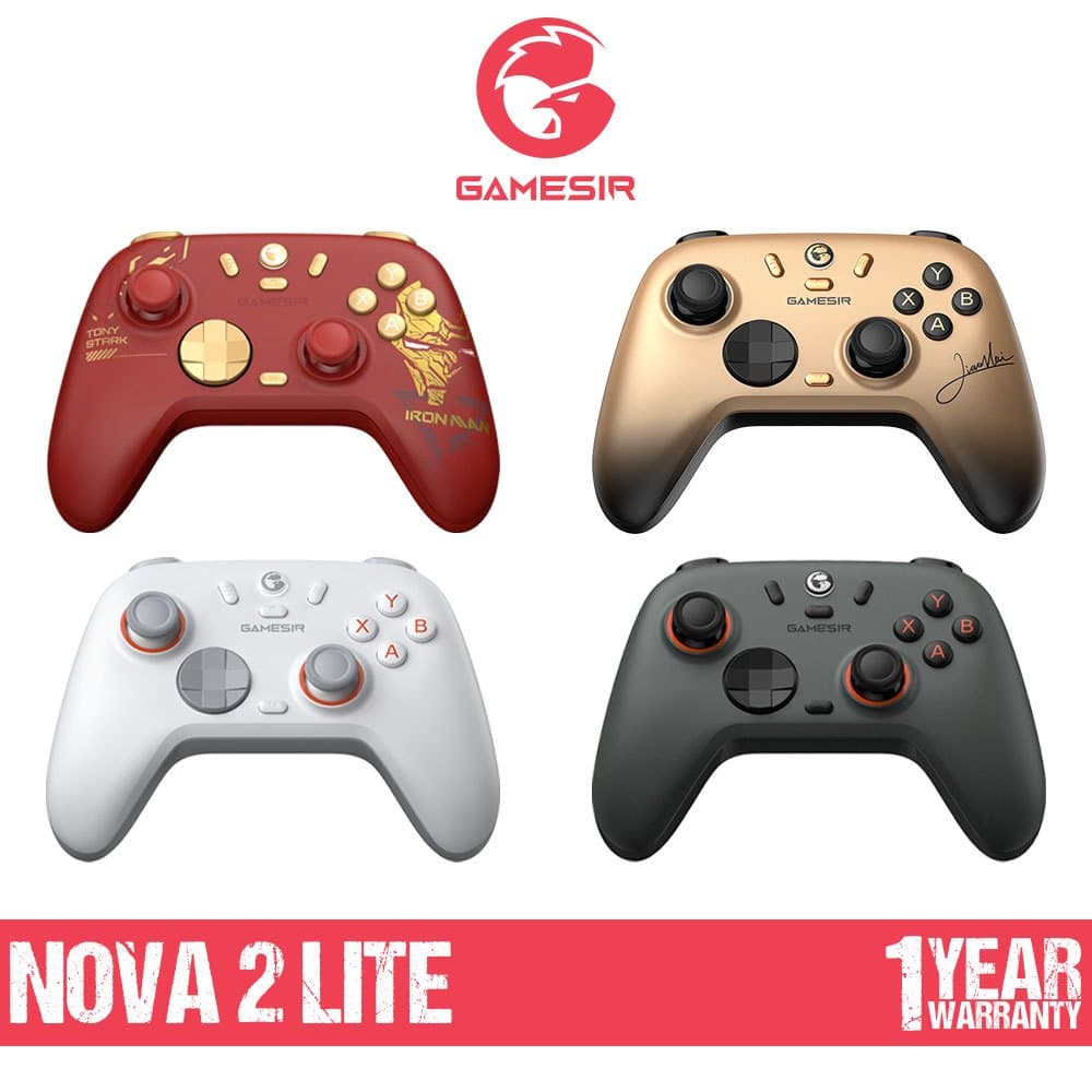 GameSir Nova 2 Lite จอยเกมไร้สาย 3 โหมด ตอบสนองเร็ว ไม่หน่วง