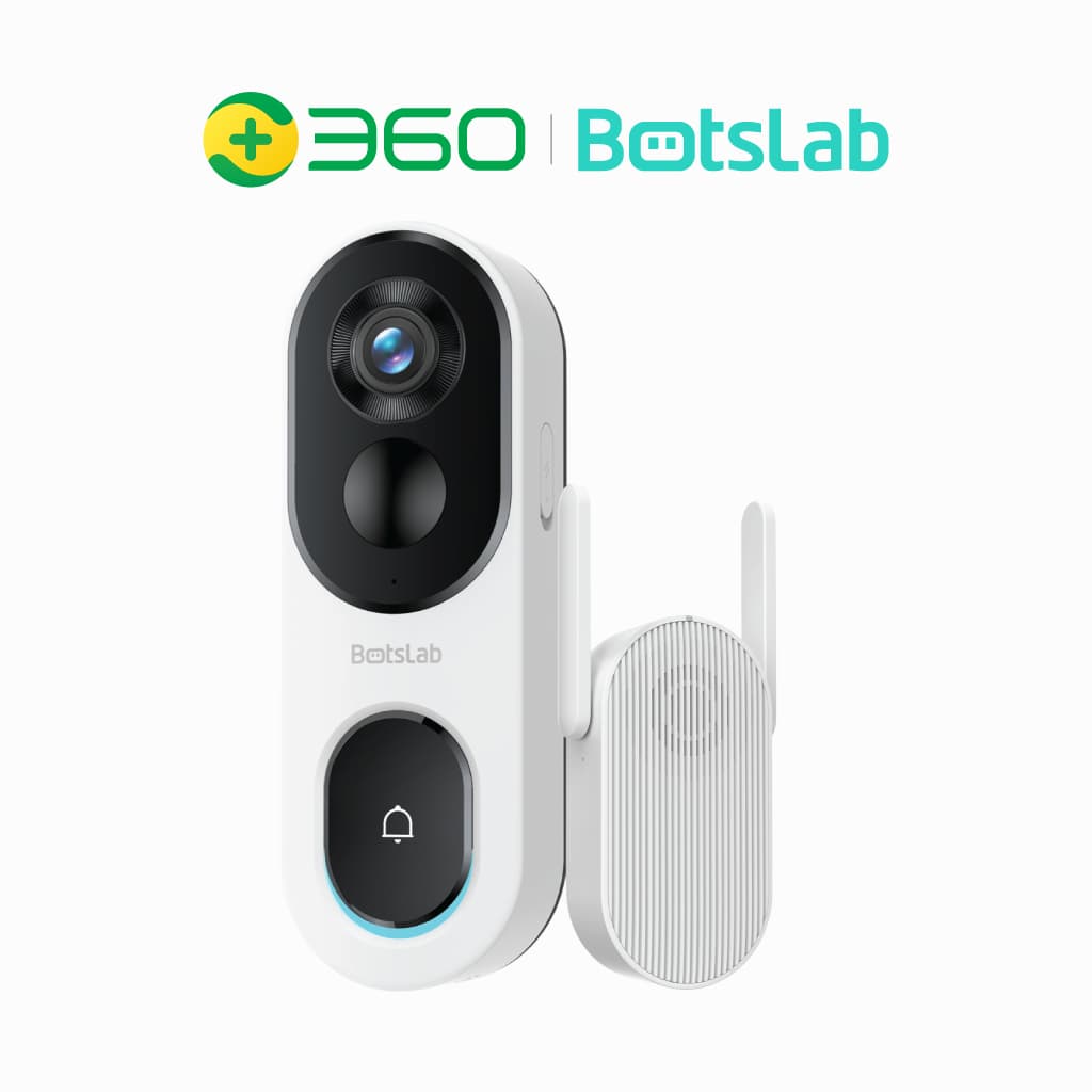 กริ่งประตูอัจฉริยะ 360 Botslab Elite R810SE กล้อง AI ดูผ่านมือถือ 2K